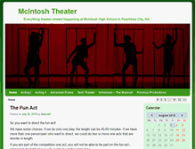 Tablet Screenshot of mcintoshtheater.org